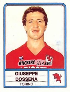 Sticker Giuseppe Dossena - Calciatori 1983-1984 - Panini