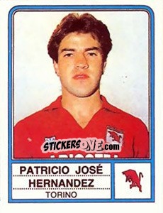 Figurina Patricio José Hernandez - Calciatori 1983-1984 - Panini