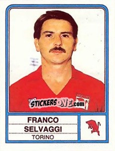 Cromo Franco Selvaggi - Calciatori 1983-1984 - Panini