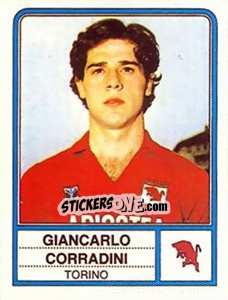 Sticker Giancarlo Corradini - Calciatori 1983-1984 - Panini