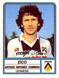 Sticker Zico Arthur Antunes Coimbra - Calciatori 1983-1984 n. 269 - Panini