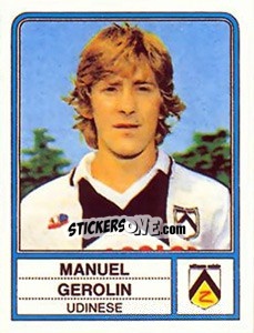 Figurina Manuel Gerolin - Calciatori 1983-1984 - Panini