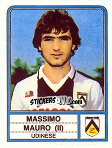 Sticker Massimo Mauro - Calciatori 1983-1984 n. 277 - Panini