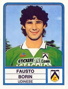Cromo Fausto Borin - Calciatori 1983-1984 - Panini