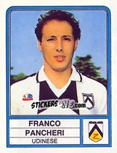 Sticker Franco Pancheri - Calciatori 1983-1984 - Panini