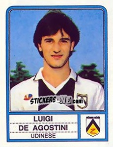 Sticker Luigi De Agostini - Calciatori 1983-1984 n. 282 - Panini