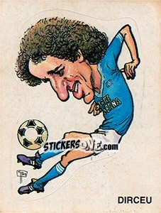 Figurina Caricatura Dirceu - Calciatori 1983-1984 - Panini