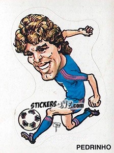 Sticker Caricatura Pedrinho - Calciatori 1983-1984 - Panini