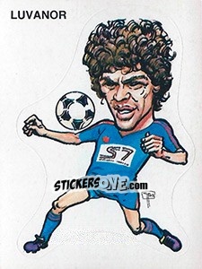 Sticker Caricatura Luvanor - Calciatori 1983-1984 - Panini