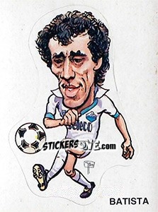 Figurina Caricatura Batista - Calciatori 1983-1984 - Panini