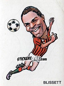 Sticker Caricatura Blissett - Calciatori 1983-1984 n. 306 - Panini