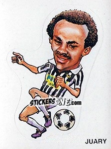 Sticker Caricatura Juary - Calciatori 1983-1984 - Panini