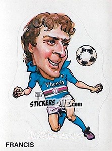 Cromo Caricatura Francis - Calciatori 1983-1984 - Panini