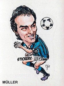 Sticker Caricatura Müller