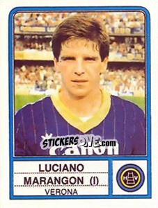 Sticker Luciano Marangon - Calciatori 1983-1984 n. 318 - Panini