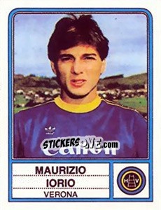 Sticker Maurizio Iorio - Calciatori 1983-1984 n. 324 - Panini