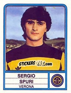 Sticker Sergio Spuri - Calciatori 1983-1984 - Panini