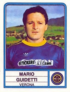 Sticker Mario Guidetti - Calciatori 1983-1984 - Panini