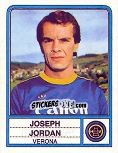 Figurina Joseph Jordan - Calciatori 1983-1984 - Panini