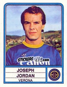Sticker Joseph Jordan - Calciatori 1983-1984 n. 334 - Panini