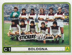Figurina Squadra Bologna - Calciatori 1983-1984 - Panini
