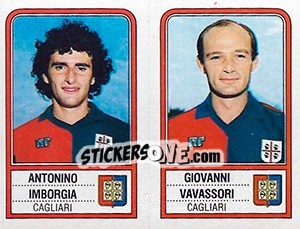Sticker Antonino Imborgia / Giovanni Vavassori - Calciatori 1983-1984 n. 359 - Panini
