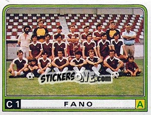 Sticker Squadra Fano - Calciatori 1983-1984 n. 369 - Panini
