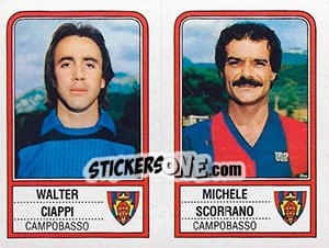 Sticker Walter Ciappi / Michele Scorrano - Calciatori 1983-1984 n. 371 - Panini