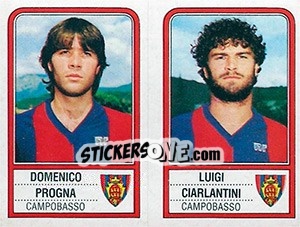 Sticker Domenico Progna / Luigi Ciarlantini - Calciatori 1983-1984 - Panini