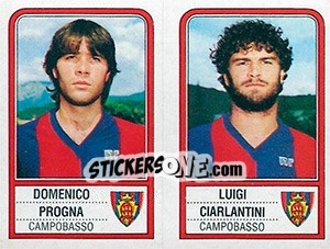 Sticker Domenico Progna / Luigi Ciarlantini - Calciatori 1983-1984 n. 373 - Panini