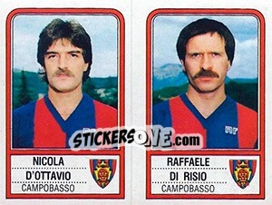Cromo Nicola D'Ottavio / Raffaele Di Riso - Calciatori 1983-1984 - Panini