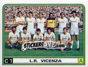 Cromo Squadra L.R. Vicenza - Calciatori 1983-1984 - Panini