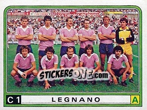 Figurina Squadra Legnano - Calciatori 1983-1984 - Panini