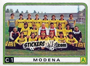 Figurina Squadra Modena - Calciatori 1983-1984 - Panini