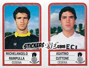 Sticker Michelangelo Rampulla / Agatino Cuttone - Calciatori 1983-1984 n. 401 - Panini