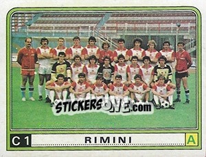 Sticker Squadra Rimini - Calciatori 1983-1984 n. 412 - Panini