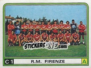 Figurina Squadra R.M. Firenze - Calciatori 1983-1984 - Panini