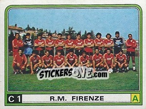 Figurina Squadra R.M. Firenze