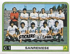 Figurina Squadra Sanremase - Calciatori 1983-1984 - Panini
