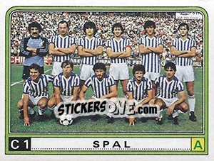 Sticker Squadra Spal