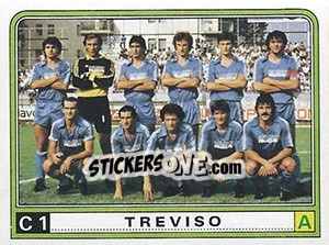 Sticker Squadra Treviso - Calciatori 1983-1984 - Panini