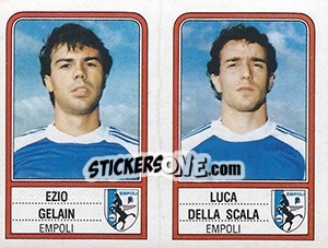 Sticker Ezio Gelain / Luca Della Scalla - Calciatori 1983-1984 n. 438 - Panini