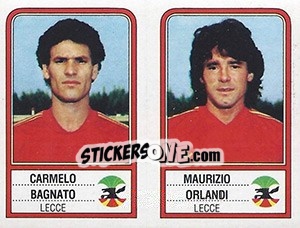 Sticker Roberto Rizzo / Ricardo Paciocco - Calciatori 1983-1984 n. 451 - Panini