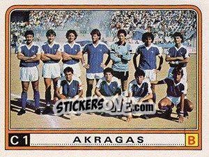 Figurina Squadra Akragas - Calciatori 1983-1984 - Panini