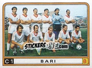 Figurina Squadra Bari - Calciatori 1983-1984 - Panini