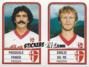 Cromo Pasquale Fanesi / Emilio Da Re - Calciatori 1983-1984 n. 465 - Panini