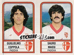Sticker Guglielmo Coppola / Sauro Massi - Calciatori 1983-1984 n. 470 - Panini