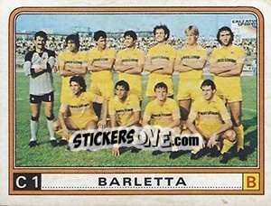 Cromo Squadra Barletta - Calciatori 1983-1984 - Panini