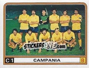 Sticker Squadra Campania - Calciatori 1983-1984 - Panini