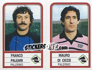 Sticker Franco Paleari / Mauro Di Cicco - Calciatori 1983-1984 - Panini